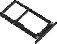 SIM Card Holder Tray for Oppo F7 - Black by Sparestream