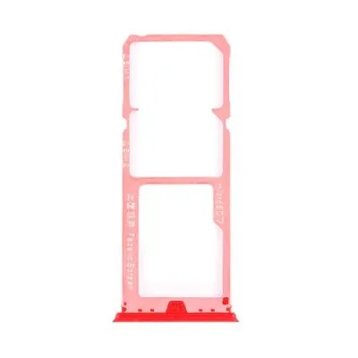 SIM Card Holder Tray for Oppo F7 - Red by Sparestream