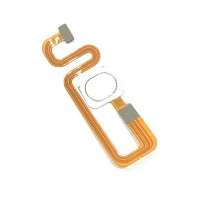 Fingerprint Sensor with Flex Cable for Oppo F7 White by Sparestream
