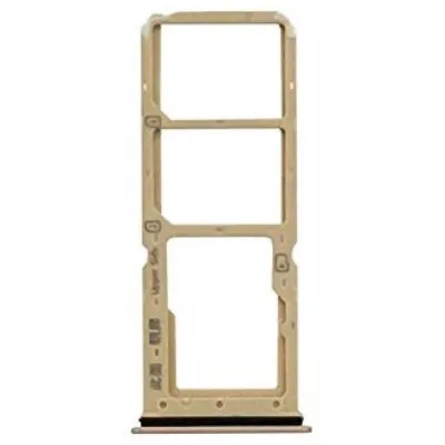 SIM Card Holder Tray for Vivo Y81 - Gold by Sparestream