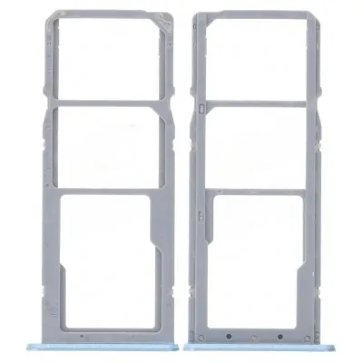SIM Card Holder Tray for Oppo A17 - Blue by Sparestream