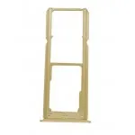 SIM Card Holder Tray for Oppo A37 - Gold by Sparestream