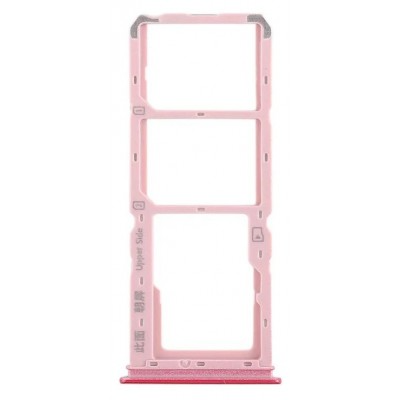SIM Card Holder Tray for Vivo Y91i 2018 - Red by Sparestream