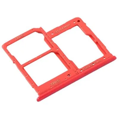 SIM Card Holder Tray for Samsung Galaxy M01 Core - Red by Sparestream