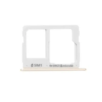 SIM Card Holder Tray for Samsung Galaxy A7 2016 - Gold by Sparestream