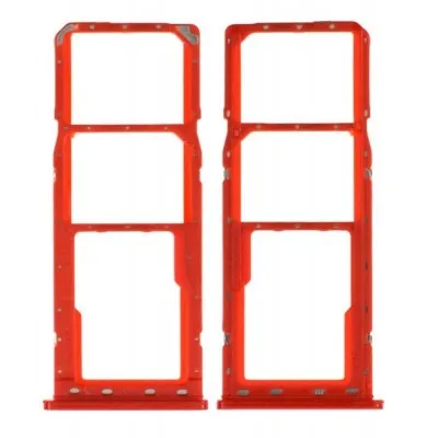 SIM Card Holder Tray for Samsung Galaxy A20s - Red by Sparestream