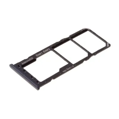 SIM Card Holder Tray for Samsung Galaxy M02 - Black by Sparestream