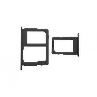 SIM Card Holder Tray for Samsung Galaxy J5 Prime - Black by Sparestream