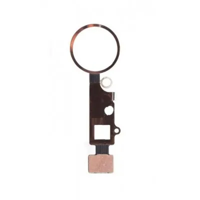 Home Button Complete for Apple iPhone 7 128GB Rose Gold - Outer Plastic with Inner Flex By Sparestream