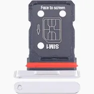 SIM Card Holder Tray for OnePlus 12 - Silver by Sparestream