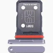 SIM Card Holder Tray for OnePlus 12 - Black by Sparestream