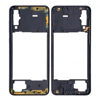 Middle frame Ring Only Samsung Galaxy A70 black by Sparestream