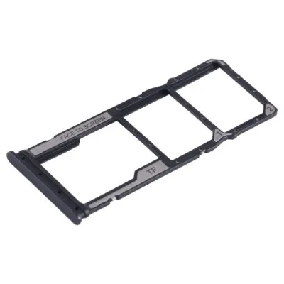 SIM Card Holder Tray for Xiaomi Poco C65 - Black by Sparestream