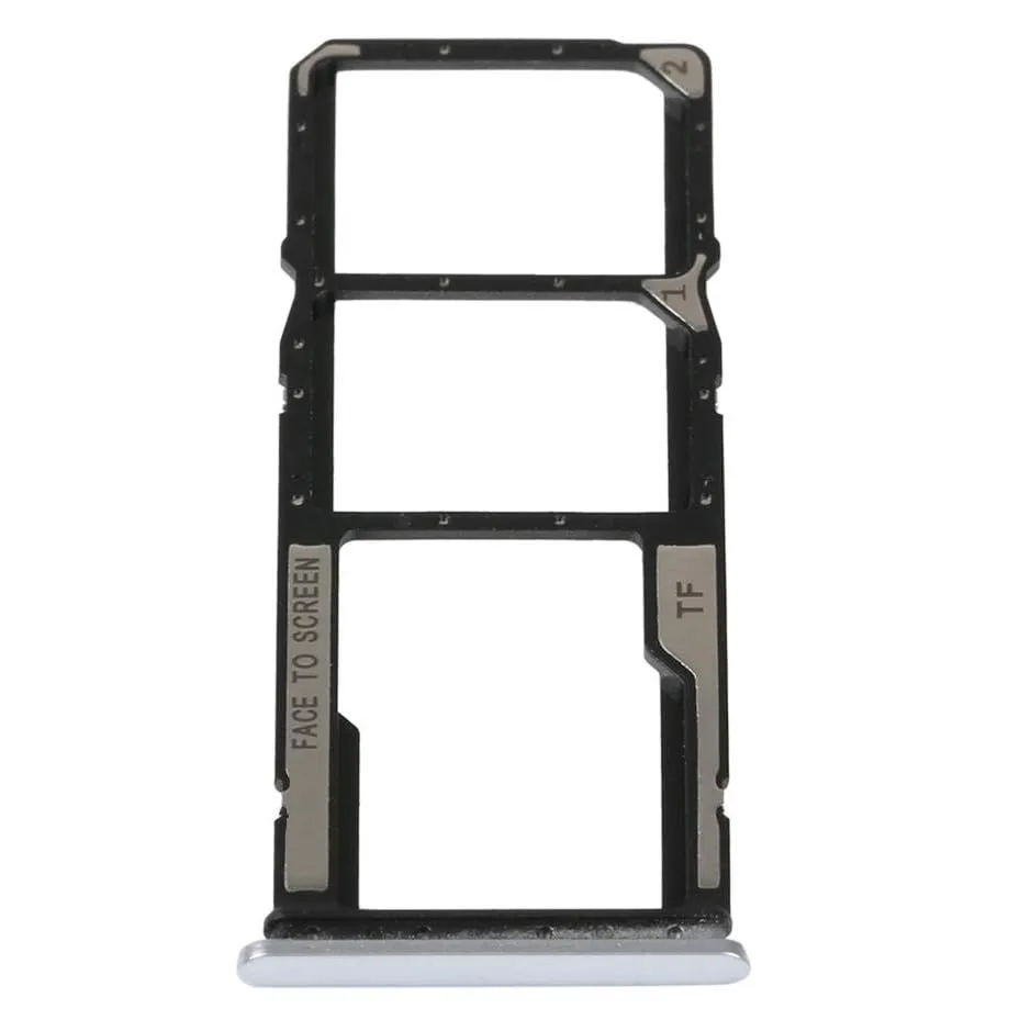 SIM Card Holder Tray for Xiaomi Redmi 10A - White by Sparestream