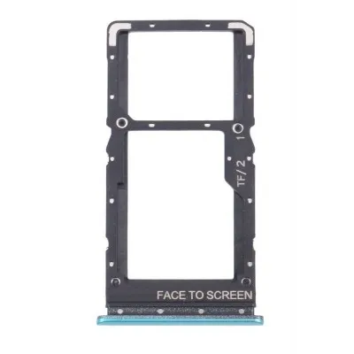 SIM Card Holder Tray for Xiaomi Poco M3 Pro 5G - Blue by Sparestream