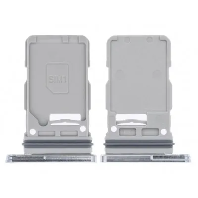 SIM Card Holder Tray for Samsung Galaxy S21 Ultra - White By Sparestream