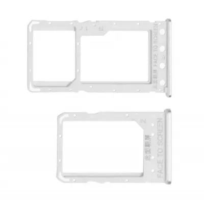 SIM Card Holder Tray for Xiaomi Redmi 6 - White by Sparestream