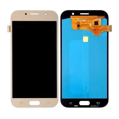 LCD with Touch Screen for Samsung Galaxy A7 2017 - Gold (display glass combo folder) by Sparestream