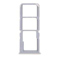 SIM Card Holder Tray for Oppo A74 - White by Sparestream