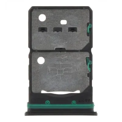 SIM Card Holder Tray for Oppo A78 4G - Black by Sparestream