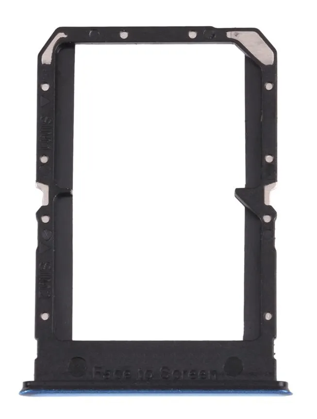 SIM Card Holder Tray for OPPO Reno 5 5G - Blue by Sparestream