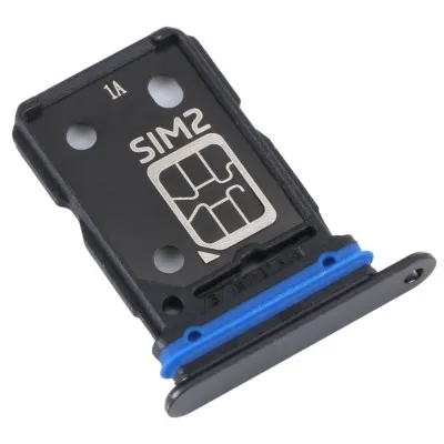 SIM Card Holder Tray for Vivo X80 5G - Black by Sparestream