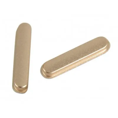 Volume Side Button Outer for Samsung Galaxy S6 Gold - Plastic Key By Sparestream