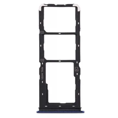 SIM Card Holder Tray for Vivo U10 - Blue by Sparestream