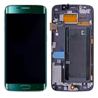 LCD with Touch Screen for Samsung Galaxy S6 Edge - Green (display glass combo folder) By Sparestream