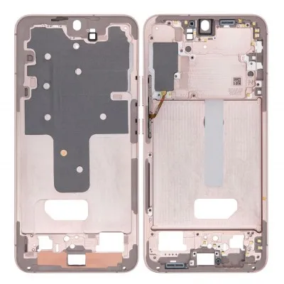 LCD Frame Middle Chassis for Samsung Galaxy S22 plus 5G - Pink Gold By Sparestream