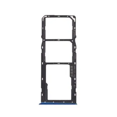 SIM Card Holder Tray for Realme Narzo 10A - Blue by Sparestream