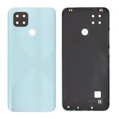 Back Panel Cover for Realme C21 - White By Sparestream