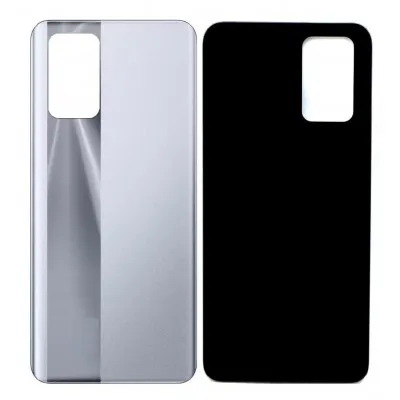 Back Panel Cover for Realme X7 Max 5G - Silver by Sparestream