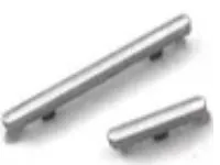 Volume Side Button Outer for Xiaomi Redmi Note 7 Pro White - Plastic Key by Sparestream