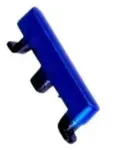 Power Button Outer for Xiaomi Mi A3 Blue - Plastic On Off Switch by Sparestream