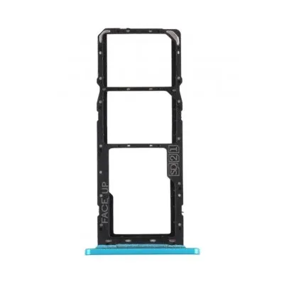 SIM Card Holder Tray for Motorola Moto G8 Power Lite - Cyan by Sparestream