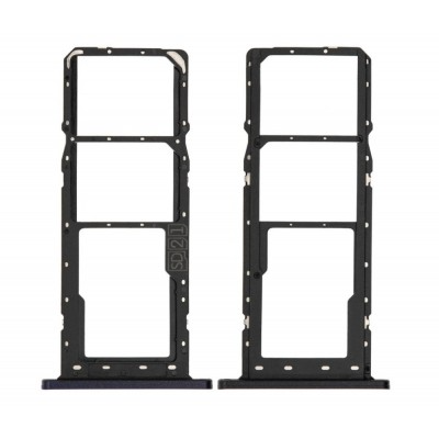 SIM Card Holder Tray for Moto E6s - Black by Sparestream