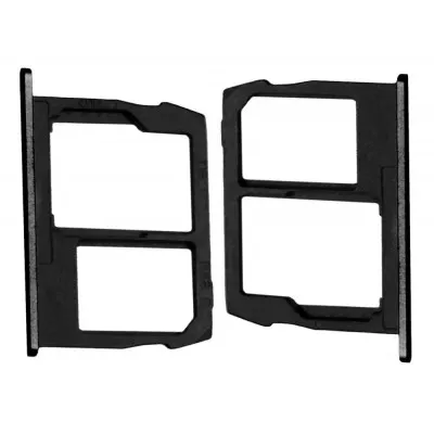 SIM Card Holder Tray for Motorola Moto G5S Plus - Black By Sparestream