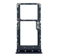 SIM Card Holder Tray for Motorola Moto G9 - Black By Sparestream