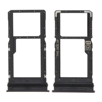 SIM Card Holder Tray for Motorola Moto G 5G - Black by Sparestream