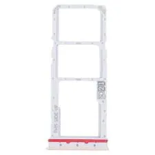 SIM Card Holder Tray for Motorola Moto E7i Power - White by Sparestream