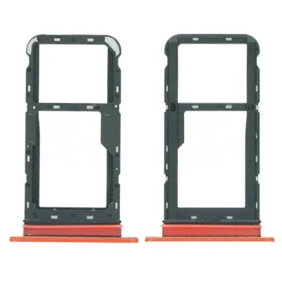 SIM Card Holder Tray for Motorola Moto E7i Power - Red by Sparestream