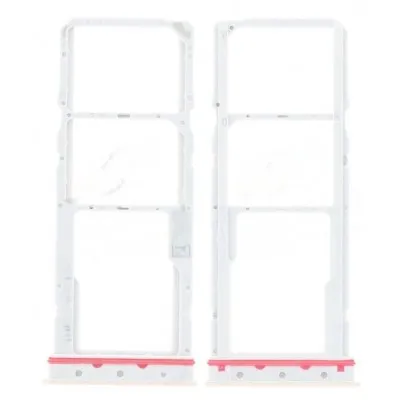 SIM Card Holder Tray for Motorola Moto G32 - White by Sparestream