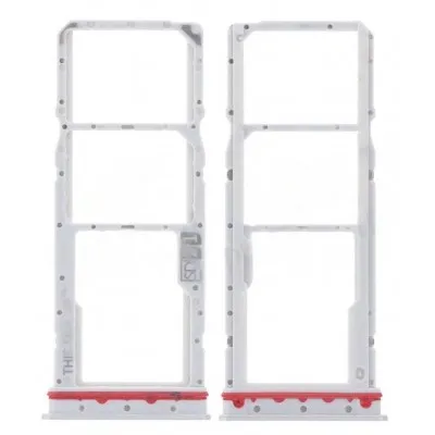 SIM Card Holder Tray for Motorola Moto G32 - Silver by Sparestream