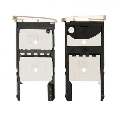 SIM Card Holder Tray for Motorola Moto Z2 Play - Gold by Sparestream