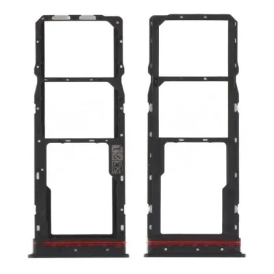 SIM Card Holder Tray for Motorola Moto E13 - Black by Sparestream