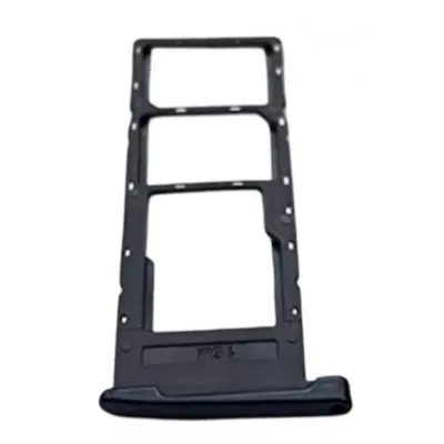 SIM Card Holder Tray for Motorola Moto G6 Plus - Black by Sparestream