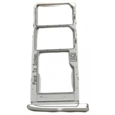 SIM Card Holder Tray for Motorola Moto G7 - White by Sparestream