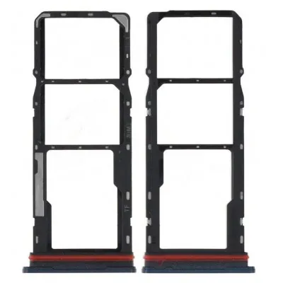 SIM Card Holder Tray for Motorola Moto G42 - Black By Sparestream