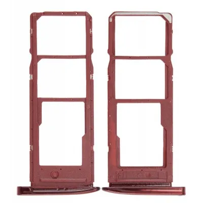 SIM Card Holder Tray for Motorola Moto G7 Plus - Red by Sparestream